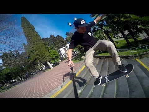 GoPro: Sema Kutuzov - Anastasia Kulaeva - Sochi, Russia - 03.10.16 - Skate