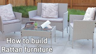 How To Assemble Rattan Garden Furniture & Review