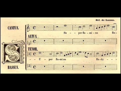 Orlande de Lassus: Super flumina Babylonis - Chorale Philippe Caillard, 1961 - MHS 634