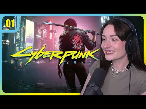 My first time playing CYBERPUNK 2077 and I'm AMAZED! 💛 Part 1