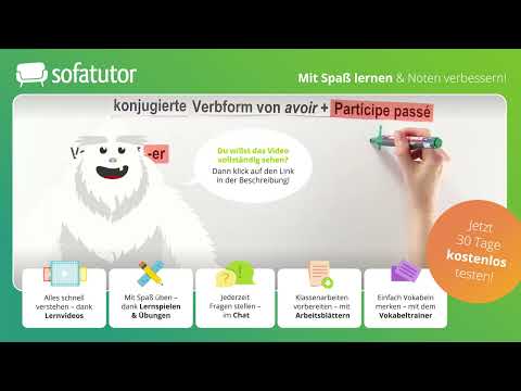 Passé Composé – regelmäßige Verben mit „avoir“ (1) einfach erklärt – Franzoesisch