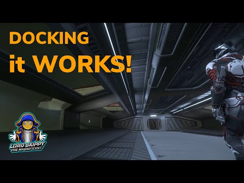 Ship-to-Station DOCKING WORKS in Star Citizen 3.13 PTU - kind of ;)