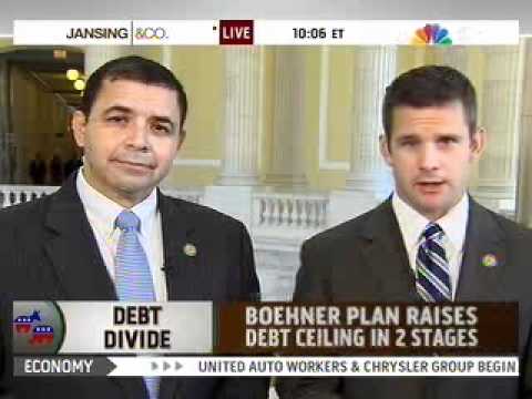 Reps Kinzinger (R-IL) & Cuellar (D-TX) Discuss the Ongoing Debt Debate on MSNBC's Jansing & Co