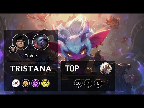 Tristana Top vs Kayle - KR Challenger Patch 9.21