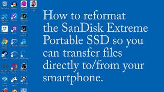 How to Reformat SanDisk Extreme Portable SSD to exFAT