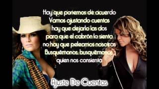 Diana Reyes ft. Jenni Rivera - Ajustando Cuentas(con letra)2012