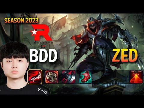 KT BDD ZED vs XERATH Mid - Patch 13.15 KR Ranked