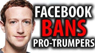 Facebook &amp; Twitter Ban Trump Supporters