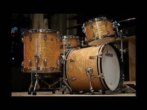 SOLD - Ludwig 12/14/18" Classic Maple Drum Set - Aged Onyx