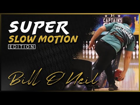 Bill O'Neil Super Slow Motion Bowling Release (So Smooth!)