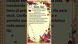 Bom Dia! Que as Bênçãos de Deus Acompanhem Você  #bomdia #lindamensagem #mensagem#paz