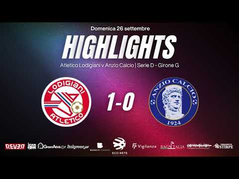 Serie D 9a Giornata | Atletico Lodigiani - Anzio Calcio 1-0