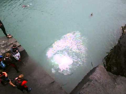 Blue Lagoon Abereiddy 13 Aug 2011