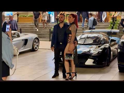 MONACO LADIES BEST SUPERCAR ARRIVALS & BILLIONAIRE LUXURY LIFESTYLE 
