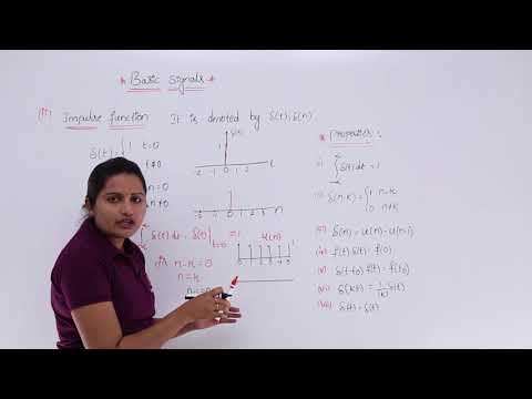 Signals & Systems - Impulse Function