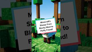 #shorts #minecraft #minecraftshorts 🐑 Minecraft Sheep: From Blocky Wool to Fluffy Friend! 🐑