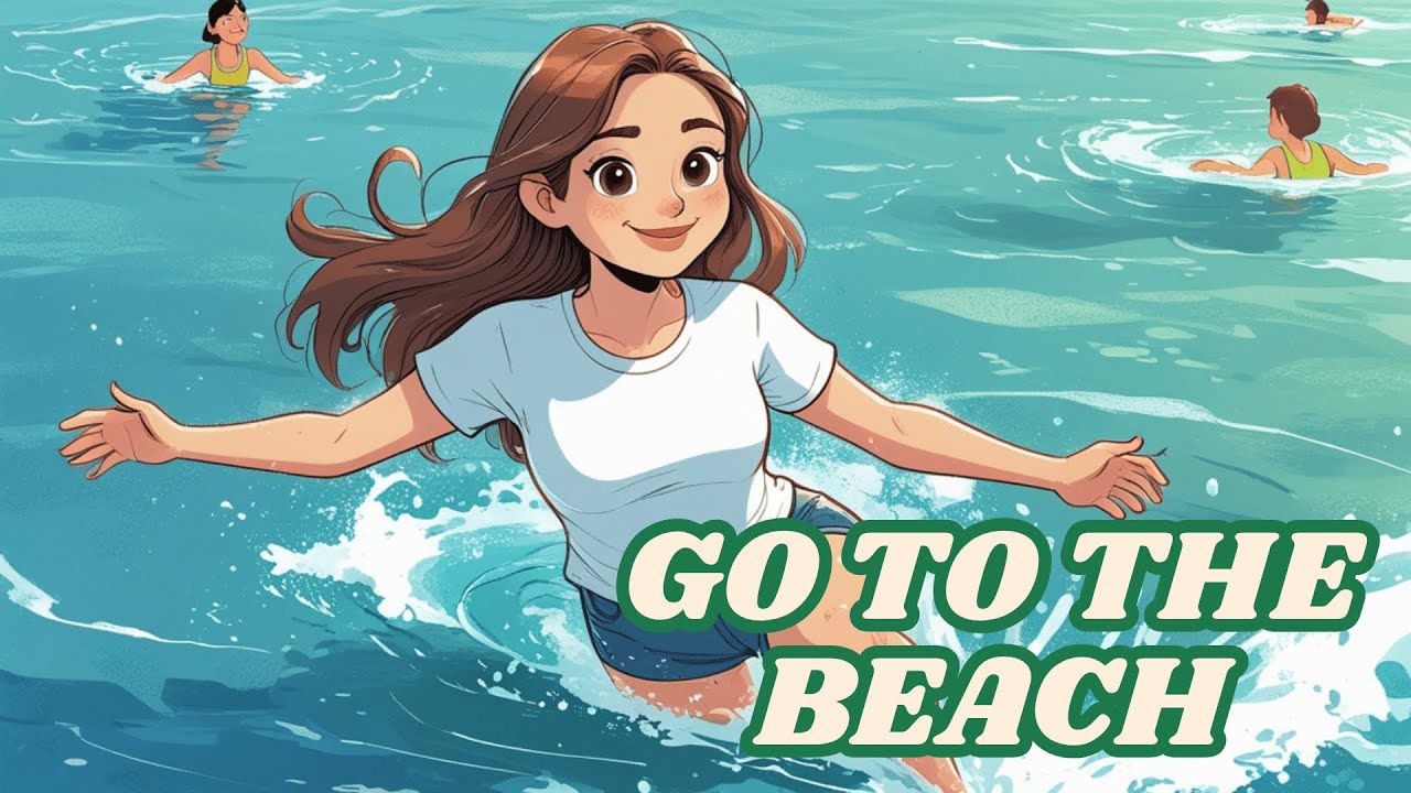IMPROVE YOUR ENGLISH - A DAY AT THE BEACH - LEARN ENGLISH THROUGH STORY