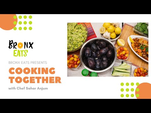 How to Make Pakistani Chickpeas with Spinach | Cooking Together With Chef Sahar Anjum | Bronx Eats