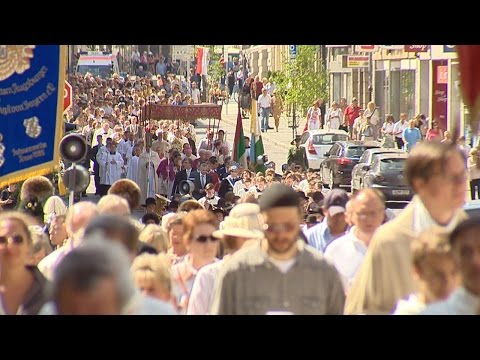 Fronleichnamsprozession in Augsburg