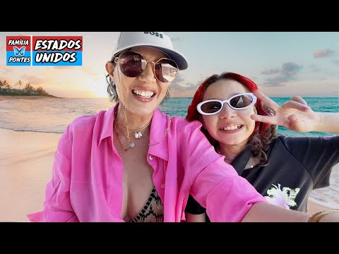 PRIMEIRA VEZ NA PRAIA DOS ESTADOS UNIDOS - ROTINA DE FÉRIAS