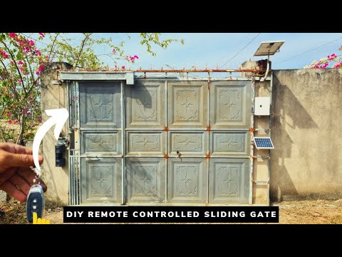 DIY Remote Controlled Sliding Gate for My home