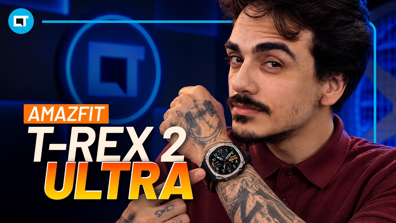 Conheça o Amazfit T-Rex Ultra 2: smartwatch focado em durabilidade e custo-benefício