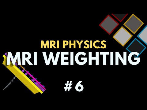 T1, T2 and Proton Density Weighting | MRI Weighting and Contrast | MRI Physics Course #6