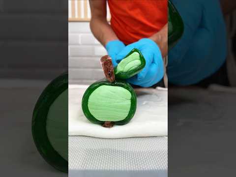 Making Apple 🍏 Shaped Candy! Mesmerizing ASMR Process - Satisfying Candy Art