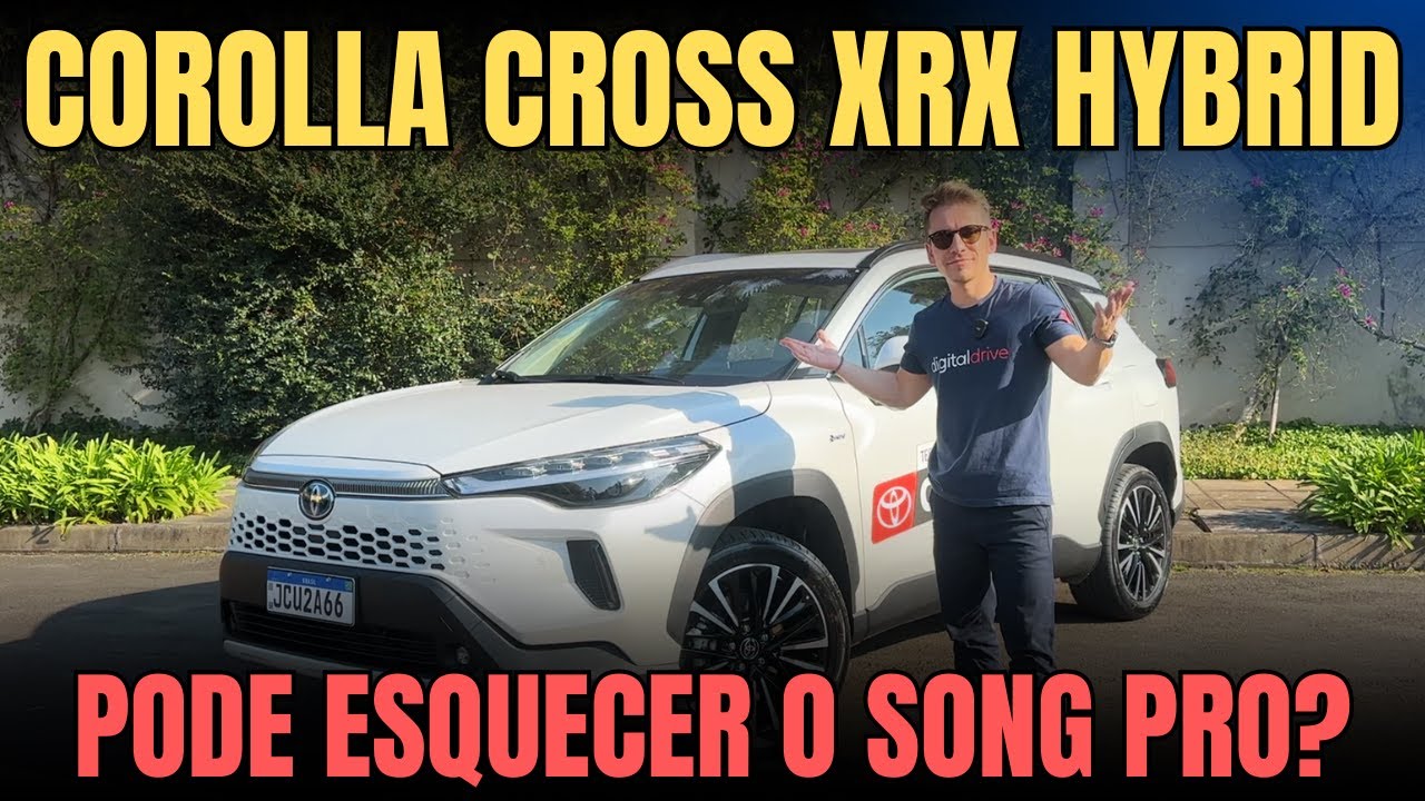 Avaliação COROLLA CROSS 2025 Hybrid. Melhor que BYD SONG PRO e PLUS?