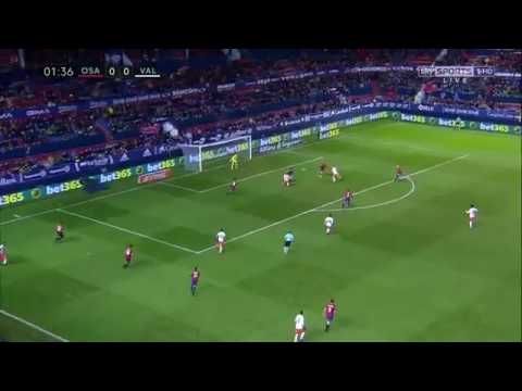 Osasuna vs. Valencia (3-3) highlights (English Commentary) la liga.