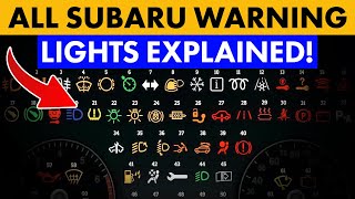 Every Dashboard Warning Light In Your Subaru Explained