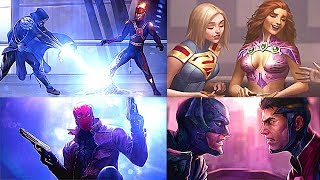 Injustice 2 - All ENDINGS (All DLC Characters Included)