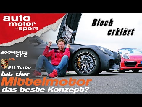 AMG GT vs. Porsche 911: Ist der Mittelmotor das beste Konzept? Bloch erklärt #40 |auto motor & sport