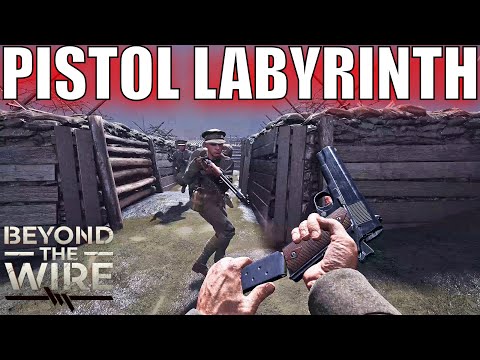 Enter Labyrinth with Pistol in Beyond The Wire Gameplay