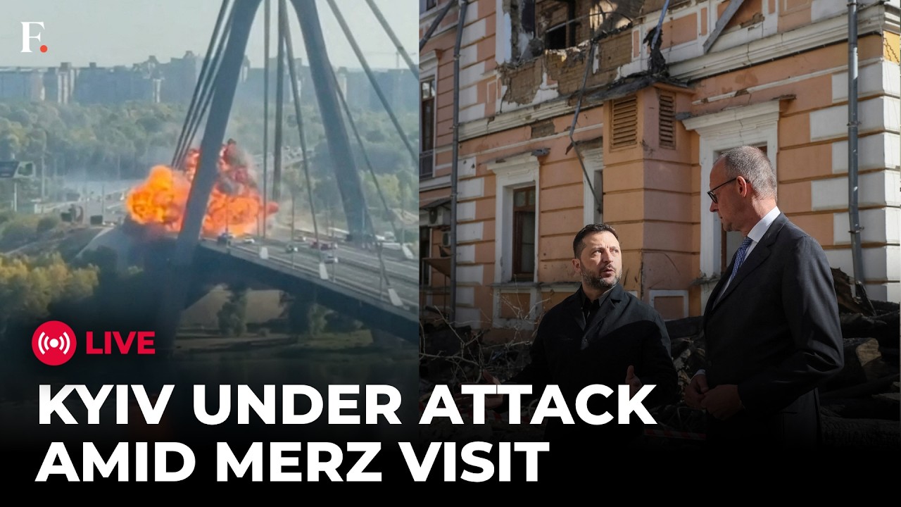 Ukraine War LIVE: Russian Drone Hits Kyiv As German Chancellor Merz Meets Zelenskyy