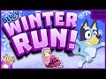 Bluey Winter Run! | Bluey Brain Break | Just Dance | Freeze Dance | Danny Go Noodle