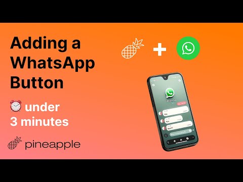 How to add WhatsApp button on website?