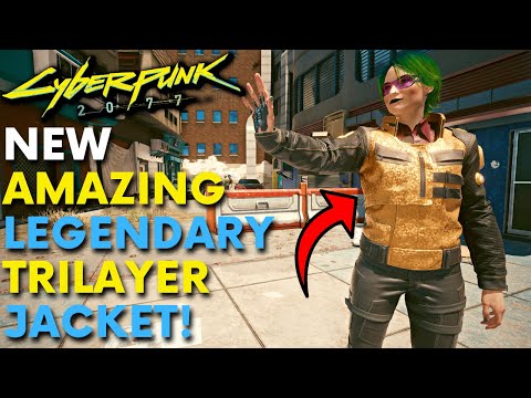 Cyberpunk 2077 - Amazing NEW Legendary Mosaic Gleam LED Hybrid Trilayer Jacket after Patch 1.31!!