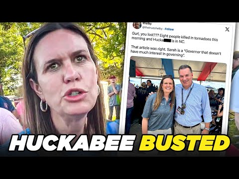 Sarah Huckabee Sanders Abandons Her State To Watch NASCAR As Tornadoes Kill Her Constituents