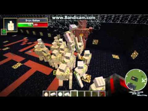 Minecraft Mob Battle Iron Golem vs Mutant Iron Golem