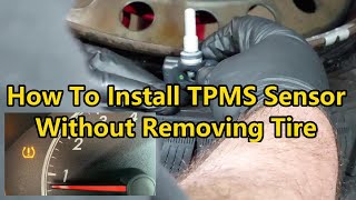 How To Install TPMS Sensor Without Removing Tire