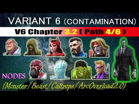 Variant 6 Ch 3.2 Path 4/6 (Monster/Beast/Caltrops/Arc Overload) - Marvel Contest of Champions