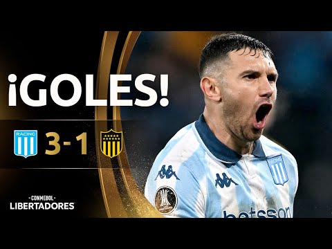 GOLES | RACING vs. PEÑAROL | OCTAVOS DE FINAL | CONMEBOL LIBERTADORES 2025