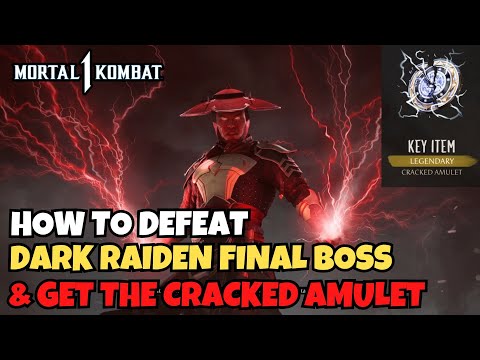 Dark Raiden Final Boss & Ending Season 5 Invasions Mortal Kombat 1 (How To Get Cracked Amulet)