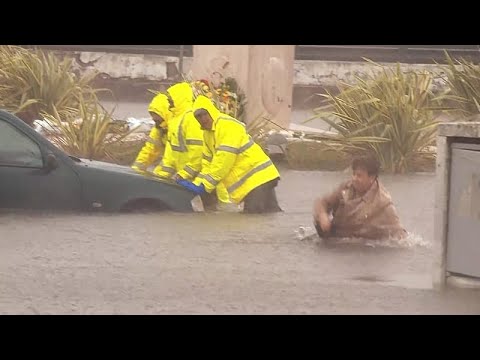 Video Thumbnail: Storm Claudia batters Europe with powerful winds and widespread disruptions