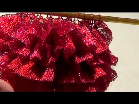 Knitted Ruffle / Ribbon Scarf or Decorate Your Knitted Project