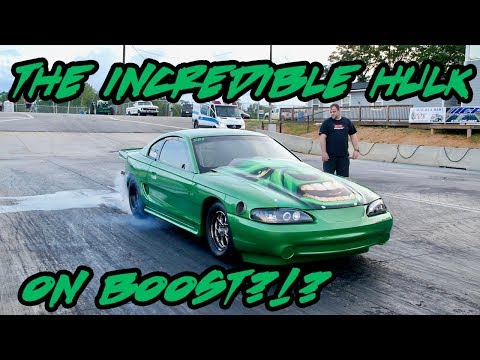 THE INCREDIBLE HULK ON BOOST??? TURBO MUSTANG IS RIDING!