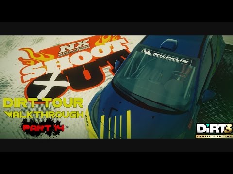 Dirt 3 Complete Edition - Dirt Tour Walkthrough - Part 14 [NX Shoot Out]