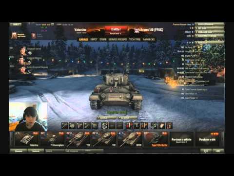 World of Tanks | Tier 4 British Valentine "Dont go breakin' my heart!"