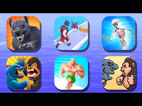 Monster Evolution, Superhero Run, DNA Run 3D, Kaiju Run, Muscle Race, Animal Duel Gameplay #6